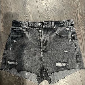 Wild Fable dark wash Highest rise cutoff shorts. Size 12
